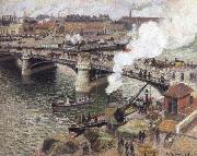 Camille Pissarro The Boldieu Bridge,Rouen oil on canvas